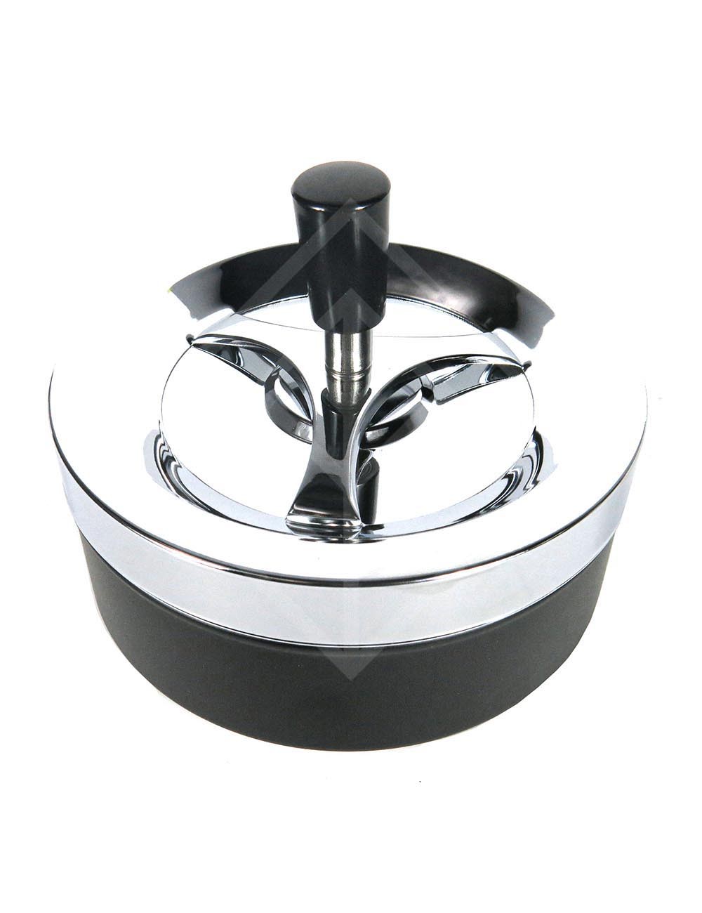 Scrumiera Spinning chrome/black matt 14cm